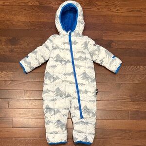 Spyder Baby Bunting Snowsuit 9-12M | Fleece-Lined Winter One-Piece